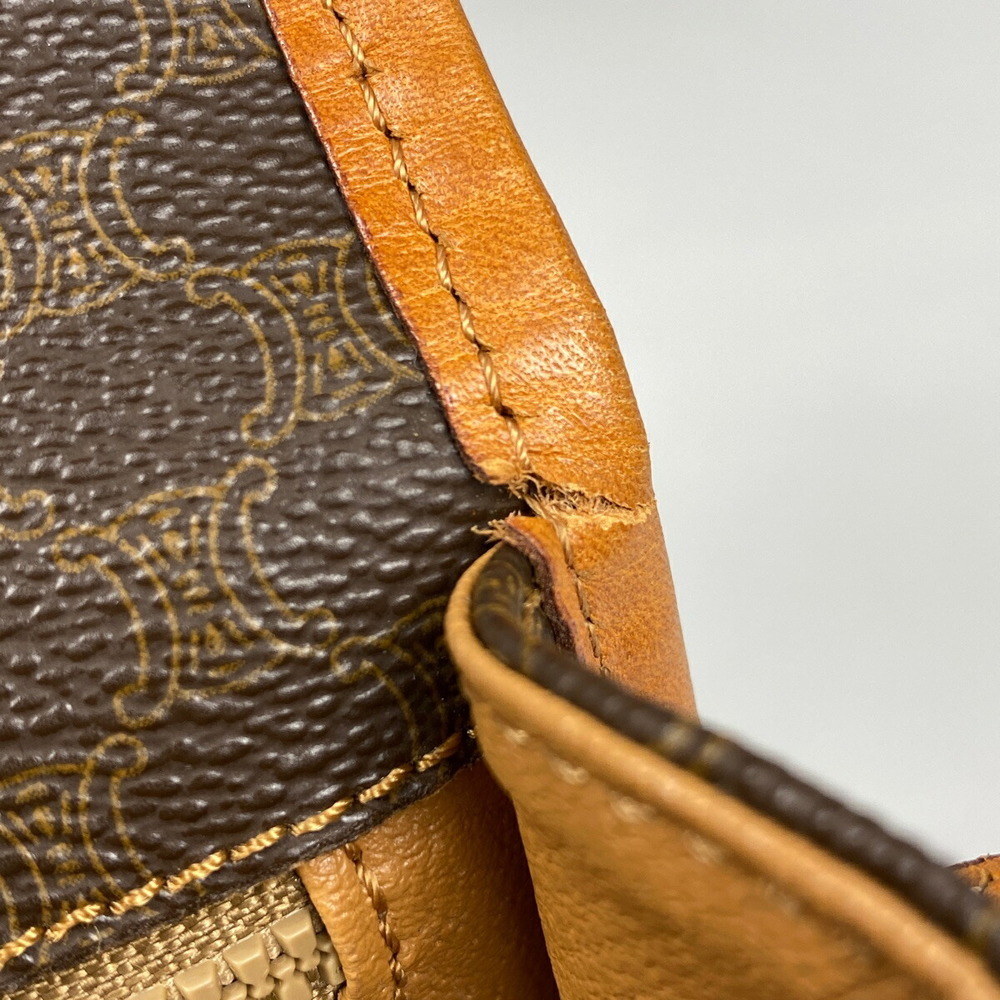 Celine Macadam Pattern Canvas Diagonal Shoulder B… - image 5